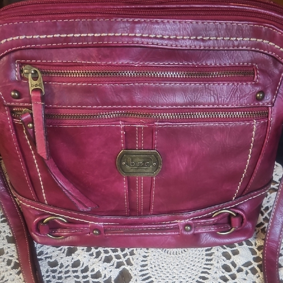 b.o.c. Handbags - b.o.c. Magenta Crossbody Bag
